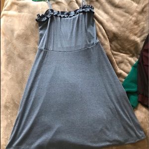 Blue Dress with ruffles from American Eagle
